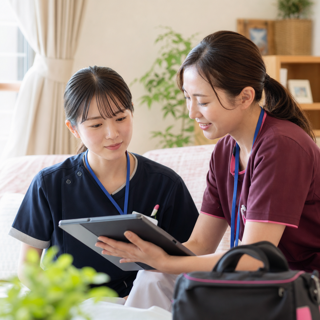 1か月同行訪問で新人が聞ける訪問看護の疑問