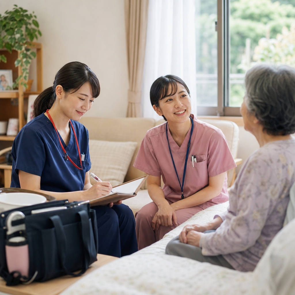 訪問看護の独り立ちを支える1か月同行